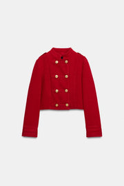 Blouson cintré à boutons