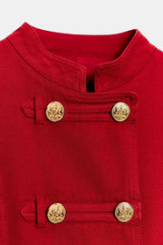 Blouson cintré à boutons