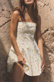 Robe mini à motif fruits
