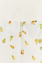 Robe mini à motif fruits