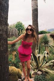 Robe mini bustier