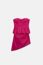 Robe mini bustier