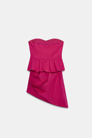 Robe mini bustier