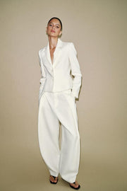 Pantalon à volume et pinces