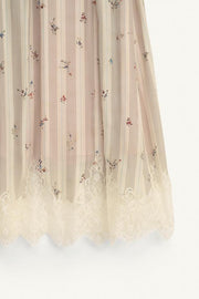 Jupe à fleurs en dentelle Édition limitée