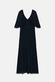 Robe longue en maille