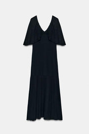 Robe longue en maille