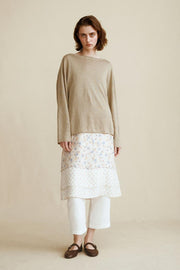 Pull en maille 100 % lin Caramel London x