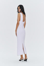 Robe midi à cordons