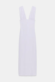 Robe midi à cordons
