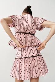 Jupe-culotte brodée