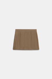 Jupe-culotte en lin à perles