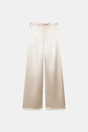 Pantalon satiné brillant