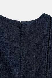 Robe midi entre-deux