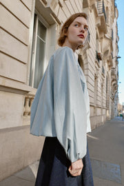 Blouson ballon effet cuir