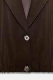 Veste courte à bas élastiqué