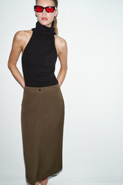 Jupe midi crayon