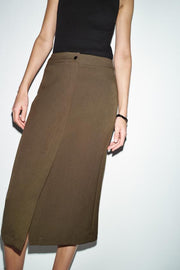 Jupe midi crayon