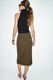 Jupe midi crayon