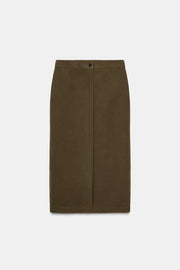 Jupe midi crayon