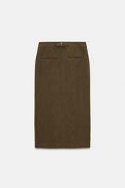 Jupe midi crayon