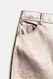 Jupe mini effet cuir