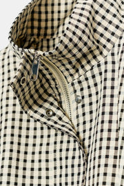 Veste bomber à carreaux
