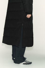 Anorak 60 % duvet, 40 % plumes, à capuche, déperlant et coupe-vent