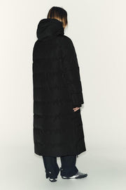 Anorak 60 % duvet, 40 % plumes, à capuche, déperlant et coupe-vent