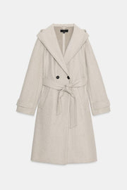 Manteau doux à capuche