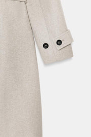 Manteau doux à capuche