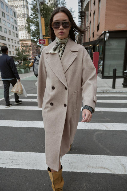 Manteau oversize doux