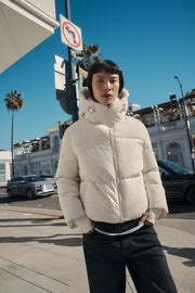Anorak à capuche sherpa déperlant coupe-vent