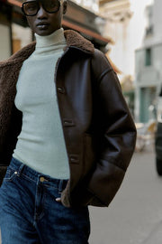 Veste double-face réversible