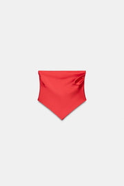 Top bandeau satiné