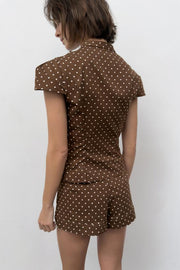 Short mini à pois