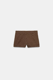 Short mini à pois