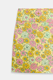 Short mini à fleurs