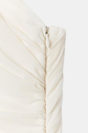 Robe mini contrastée en tulle