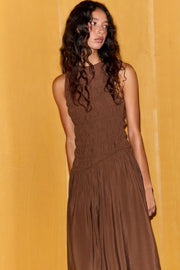 Robe midi à volume