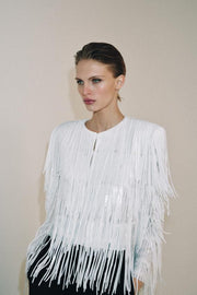 Veste à franges à sequins ZW Collection