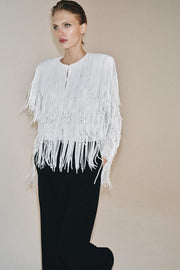 Veste à franges à sequins ZW Collection