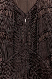 Robe longue à franges ZW Collection