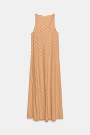 Robe longue à rayures