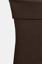 Robe bandeau contrastée