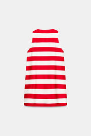 Robe mini à rayures
