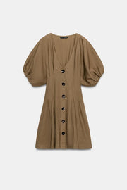 Robe mini en lin