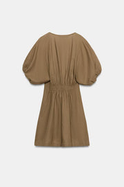 Robe mini en lin