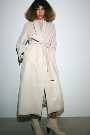 Manteau en cuir matelassé ZW Collection Édition limitée