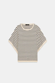 Top en maille à manches larges